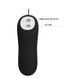 Анальная пробка Pretty Love Special Anal Stimulation Vibrating Butt Plug Black - 3,1 см