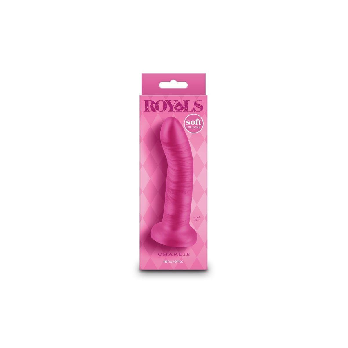 Дилдо NS Novelties Royals - 5" Charlie - Metallic Pink