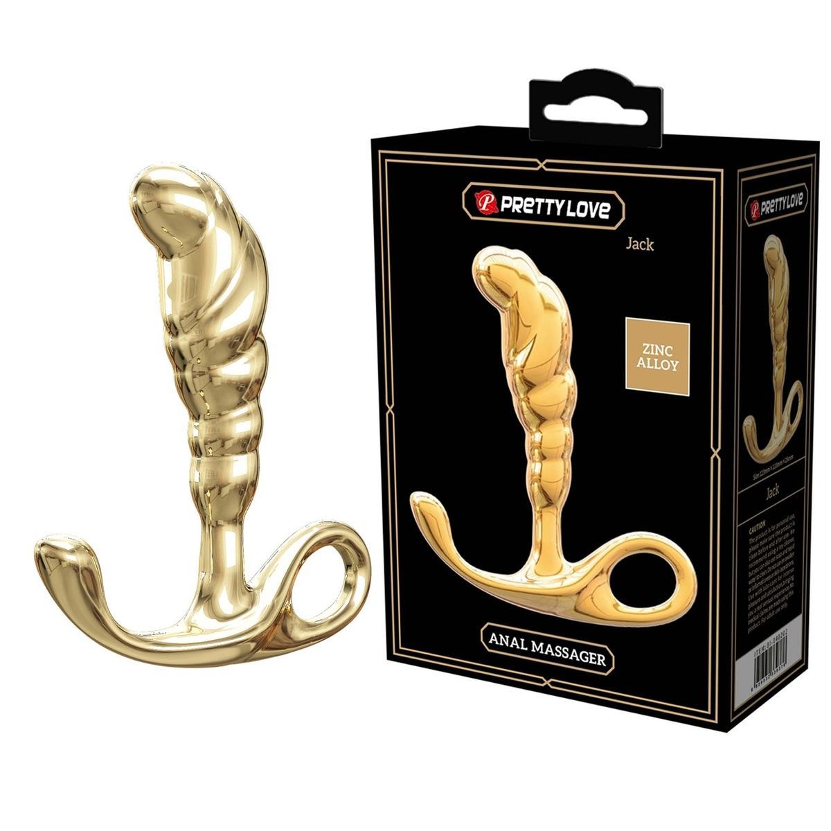 Масажер простати Pretty Love Jack Zink Alloy Prostate Massager