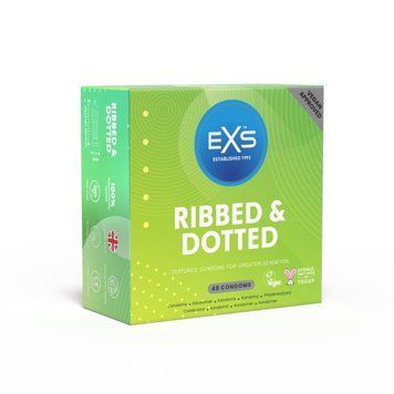 Презервативы EXS Ribbed And Dotted, 48 шт