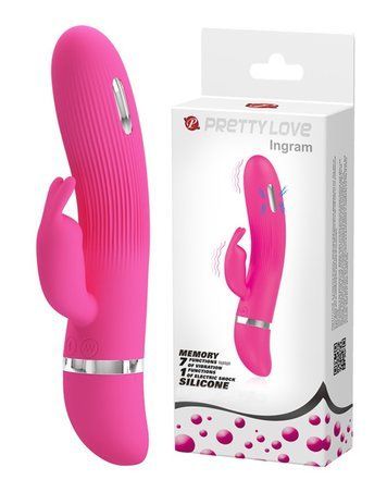 Вибратор-кролик Pretty Love Ingram Vibrator Pink
