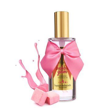 Разогревающее масло Bijoux Indiscrets Light my Fire &ndash; Strawberry Bubblegum (100 мл)