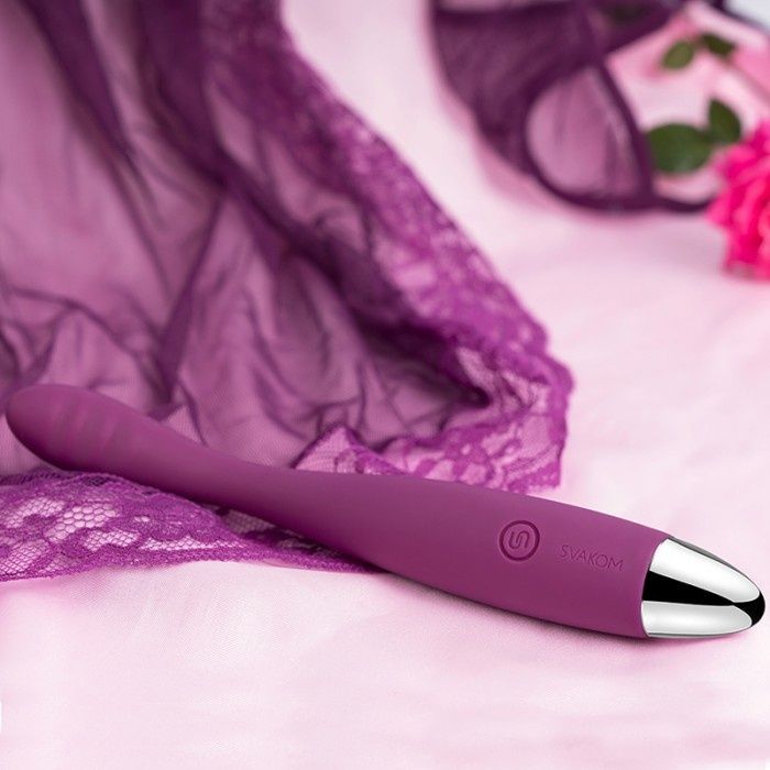 Тонкий вібратор точки G Svakom Cici Violet
