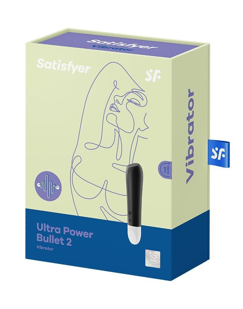 Вібропуля перезаряджаєма Satisfyer Ultra Power Bullet 2 Black
