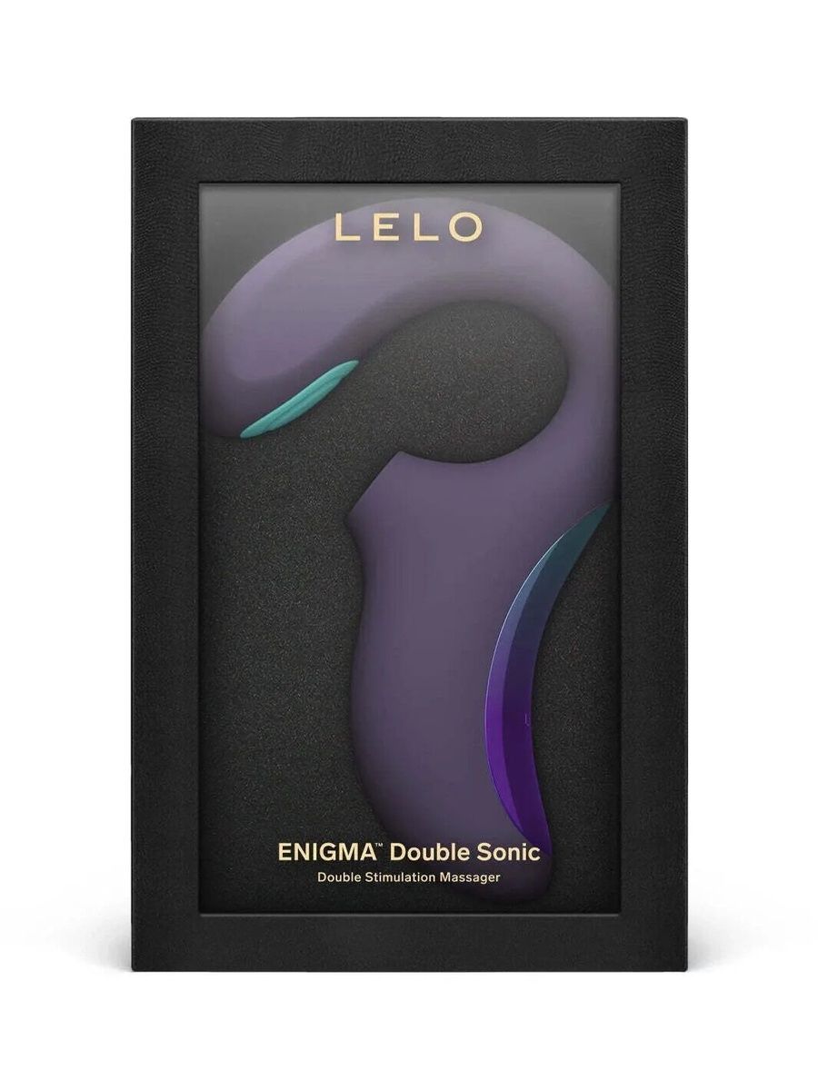 Кліторально-вагінальний звуковий стимулятор LELO Enigma Double Sonic Cyber Purple