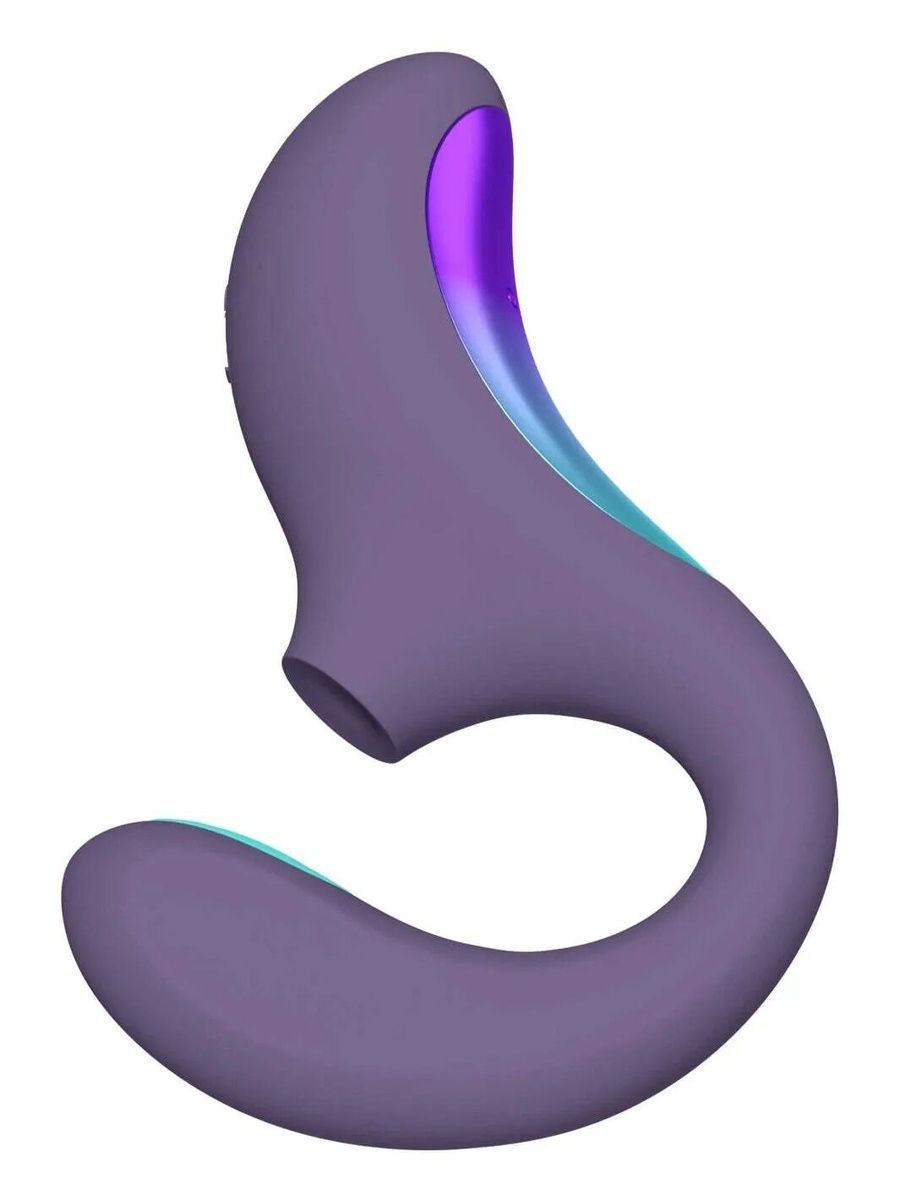 Кліторально-вагінальний звуковий стимулятор LELO Enigma Double Sonic Cyber Purple