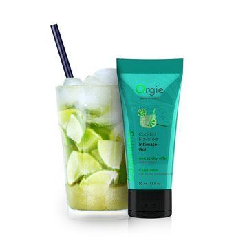 Лубрикант на водной основе Orgie Lube Tube Cocktail Caipirinha, 50 мл, вкус цитрусового коктейля