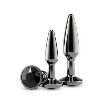 Набір анальних пробок NS Novelties Rear Assets - Tapered Trainer Kit - Gunmetal - Black