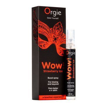 Спрей для оральных ласк Orgie &ndash; Wow! Strawberry Ice с охлаждающим эффектом (10 мл)