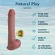 Фалоімітатор Erospace Natural Play Silicone Dildo D3, 24 см