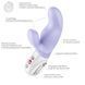 Вибратор-кролик Fun Factory MISS BI Purple, d - 4, 2 см