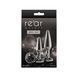 Набор анальных пробок NS Novelties Rear Assets - Tapered Trainer Kit - Gunmetal - Black