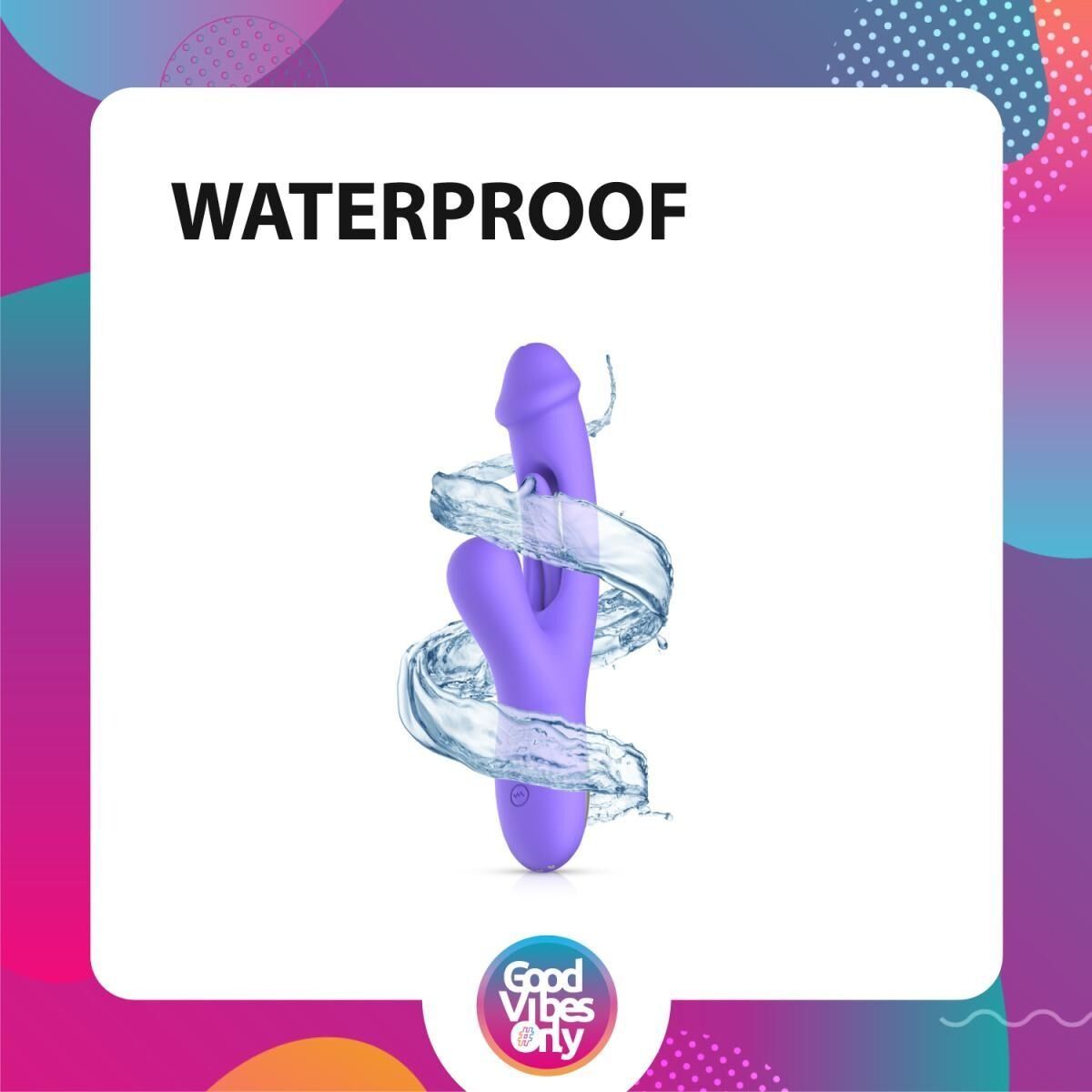 Вибратор-кролик Good Vibes Only - Tess Rabbit Vibrator with G-Spot Stimulator
