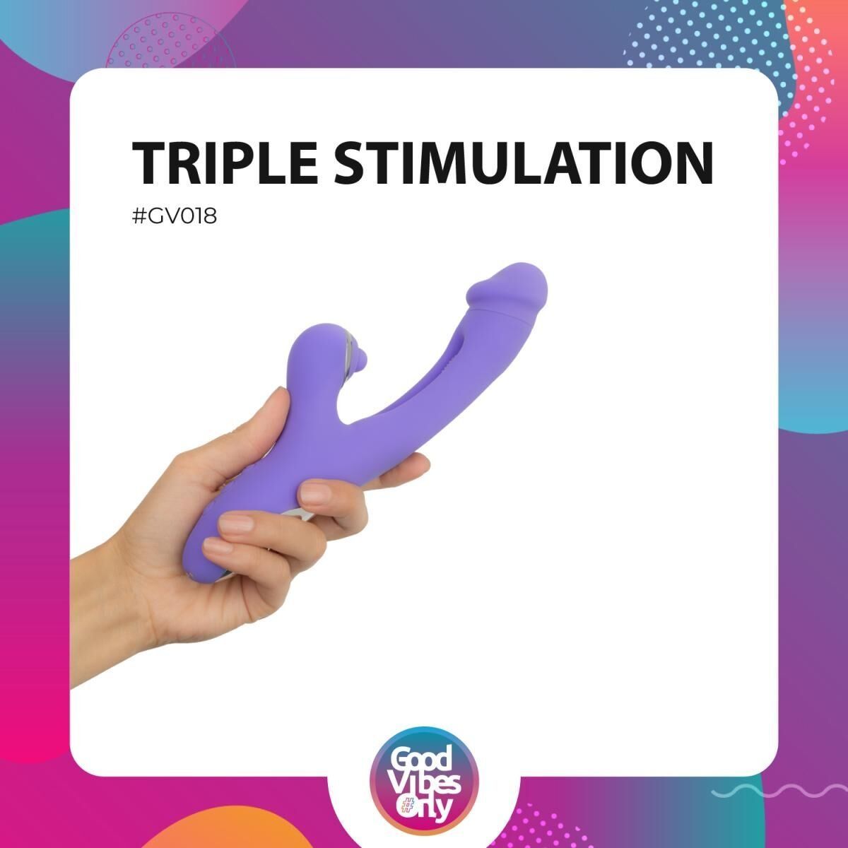 Вибратор-кролик Good Vibes Only - Tess Rabbit Vibrator with G-Spot Stimulator