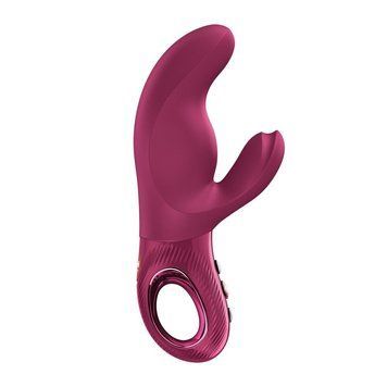 Вибратор-кролик Fun Factory MISS BI Wine Red, d - 4,2 см