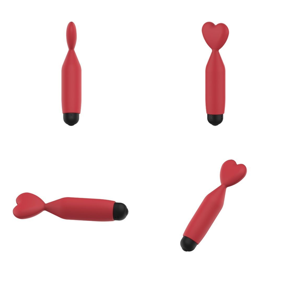 Минивибратор Erospace Sweet Play Mini Heart Vibrator A14