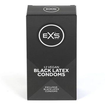 Презервативы EXS Black Latex, 12 шт