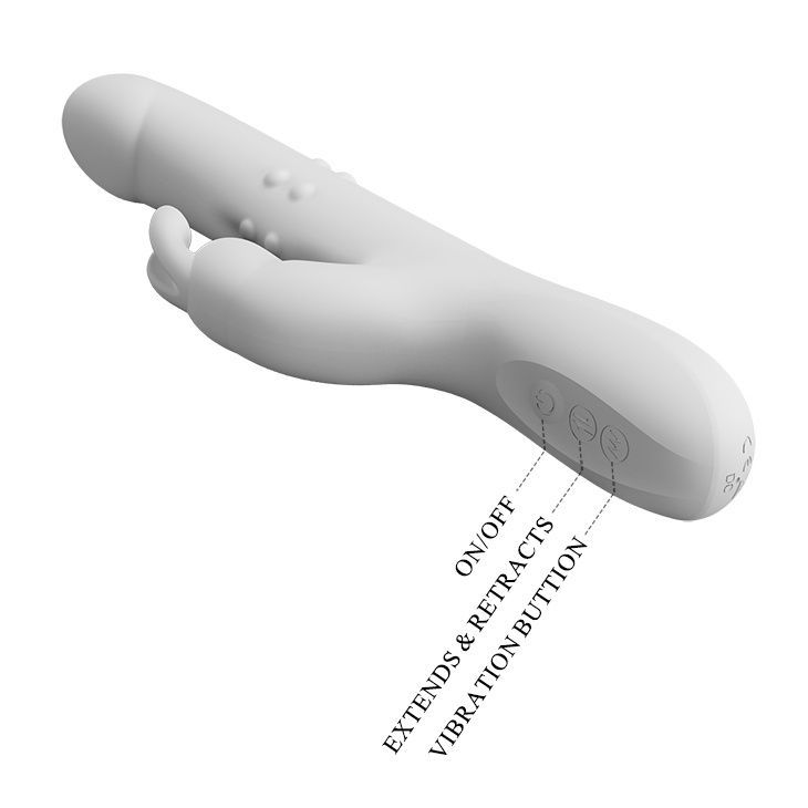 Вібратор-кролик Pretty Love Reese Vibrator White