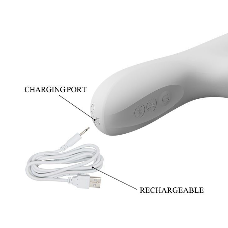 Вібратор-кролик Pretty Love Reese Vibrator White