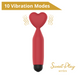Минивибратор Erospace Sweet Play Mini Heart Vibrator A14