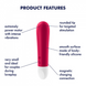 Віброкуля перезаряджувана Satisfyer Ultra Power Bullet 1 Red