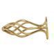 Анальная пробка LOCKINK SEVANDA Hollow Spiral Golden Metal Anal Plug - M size