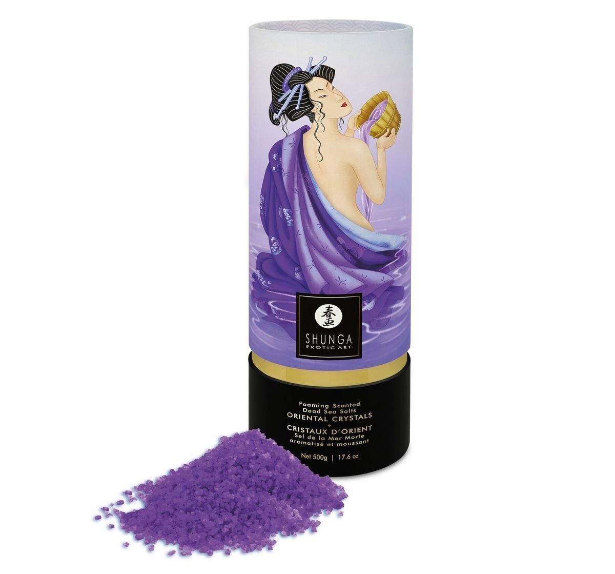 Пінлива сіль для ванни Shunga Dead Sea salt Oriental Crystals &mdash; Exotic Fruits (500 г)