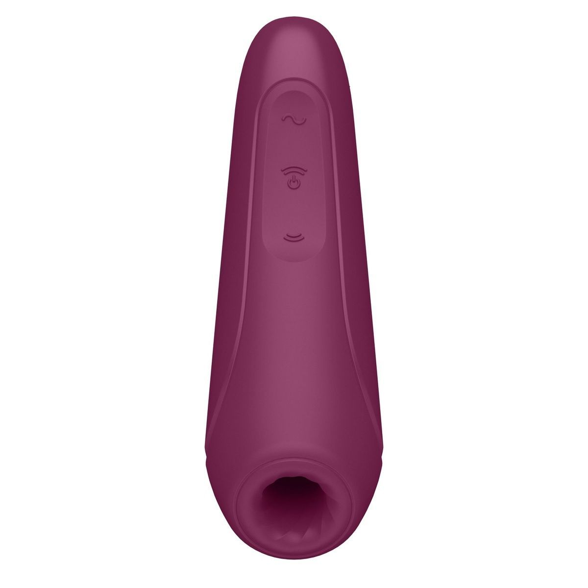 Вакуумный клиторальный стимулятор Satisfyer Curvy 1+ Rose Red с управлением через интернет