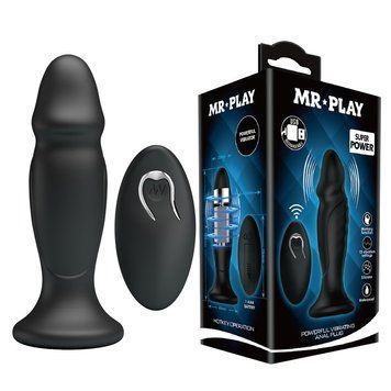 Анальная пробка Mr.Play Powerfull Vibrating Anal Plug, 3,2 см