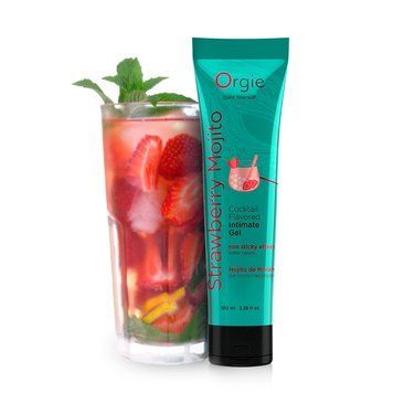 Лубрикант на водной основе Orgie Lube Tube Strawberry Mojito, 100 мл