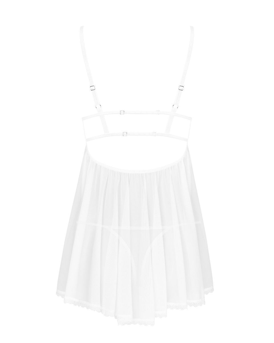 Пеньюар і трусики Obsessive Heavenlly babydoll & thong , XS/S