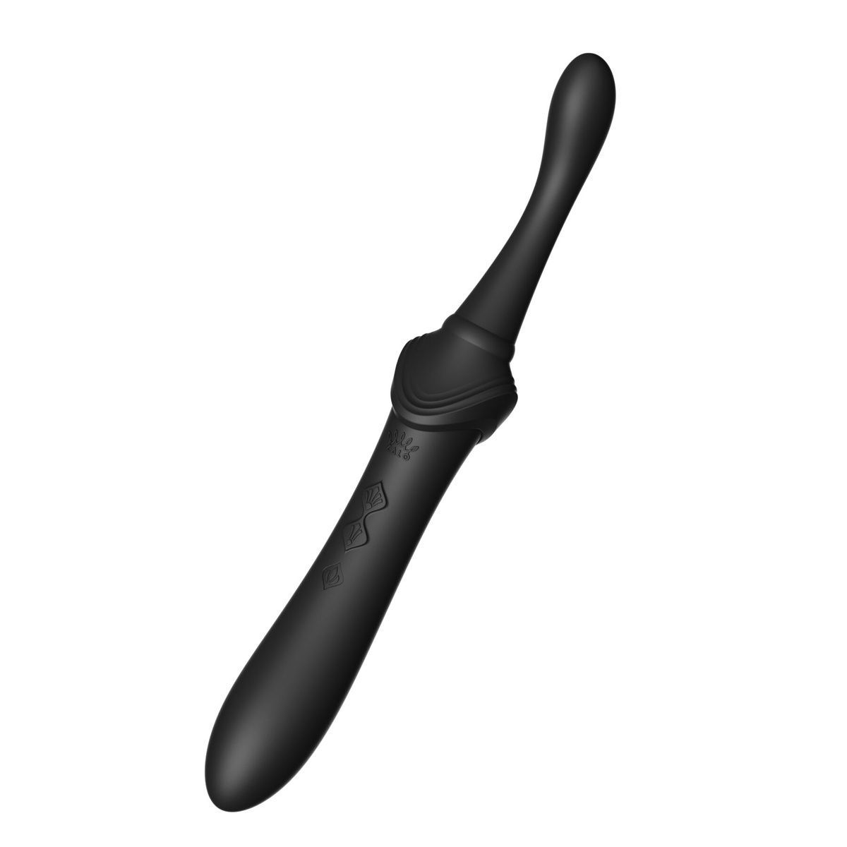 Мультифункциональный вибратор Zalo &mdash; Bess 2 Obsidian Black, 4 насадки, подогрев