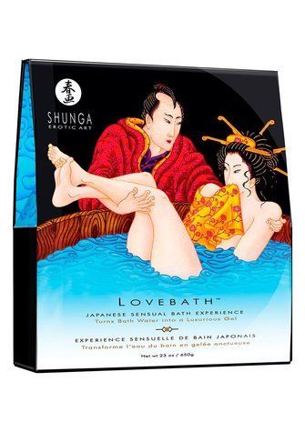 Гель для ванны Shunga LOVEBATH &ndash; Ocean temptations 575 г, делает воду ароматным желе со SPA-эффектом