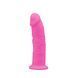 Фаллоимитатор SilexD Robby Pink (MODEL 2 size 6in) Glow in the dark, двухслойный, силикон+Silexpan, диаметр 3,5см