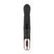 Вібратор-кролик Rosy Gold з імітацією фрикцій - Rabbit Vibrator with thrusting function - Black