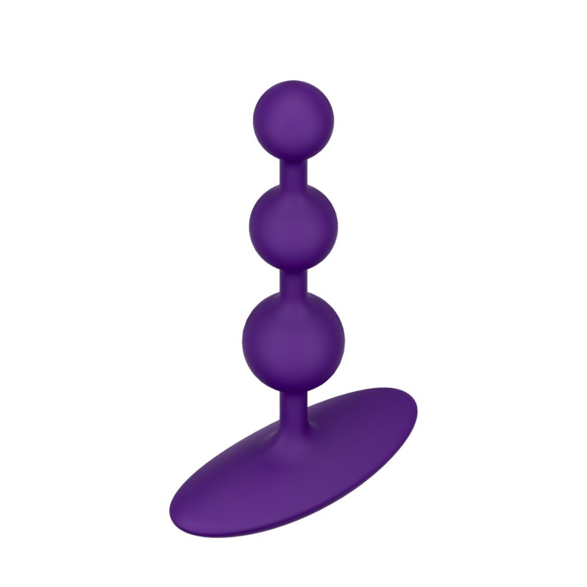 Анальные бусы Romp Amp Dark Purple, силикон, макс. диаметр 2,6 см