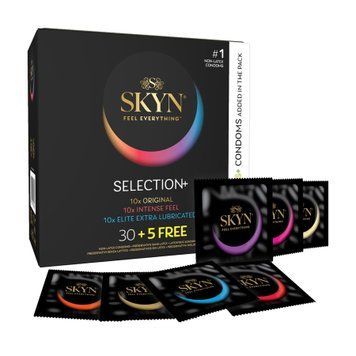 Набор безлатексных презервативов SKYN Selection: Original+Intense Feel+Elite Extra Lubricated, 35 шт
