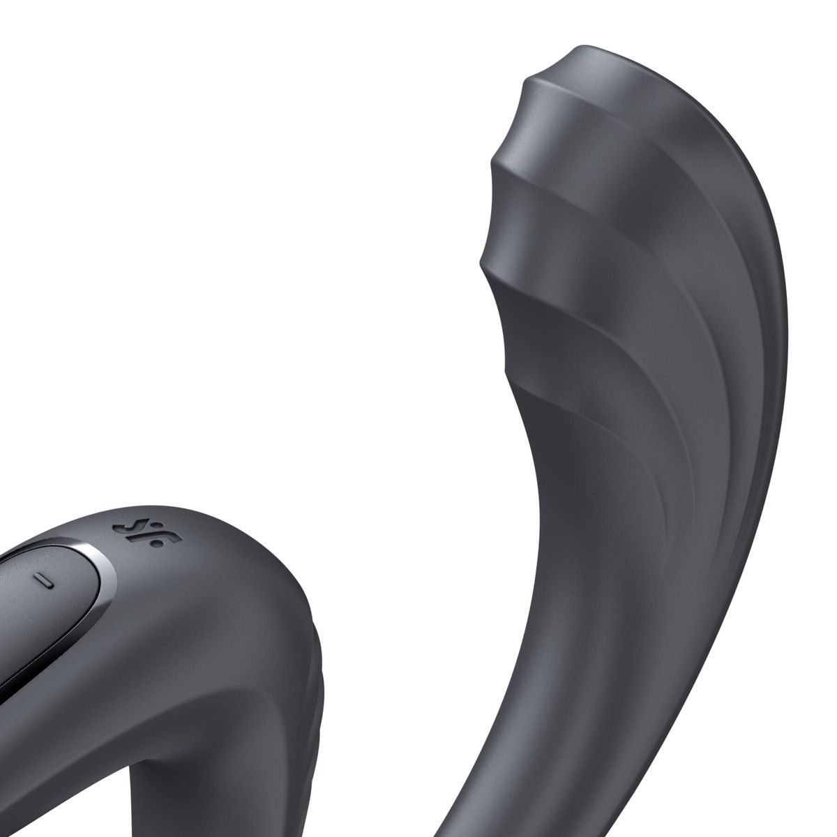 Вагінально-кліторальний вібратор Satisfyer G for Goddess 3 Dark Grey для подвійної стимуляції, гнучкий