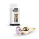 Анальна пробка Jewellery Gold BUTT PLUG Rose