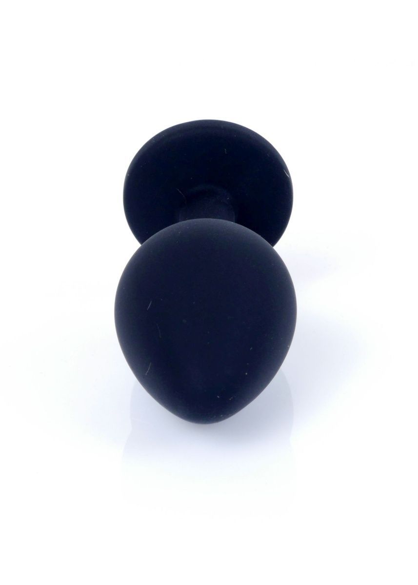 Анальна пробка Jewellery Silicone Black Plug M Pink