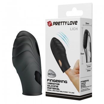 Вибратор на палец Pretty Love Lich Finger Vibrator Black