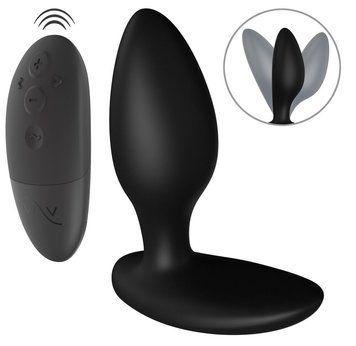 Анальная смарт-вибропробка We-Vibe Ditto+ Satin Black с пультом ДУ