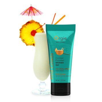 Лубрикант на водной основе Orgie Lube Tube Pina Colada, 50 мл, вкус и аромат пина колады