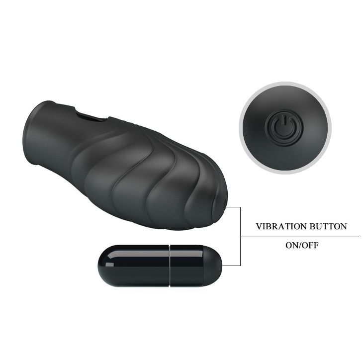 Вибратор на палец Pretty Love Lich Finger Vibrator Black
