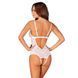 Еротичне напівпрозоре боді Obsessive Heavenlly crotchless teddy, з доступом, XS/S