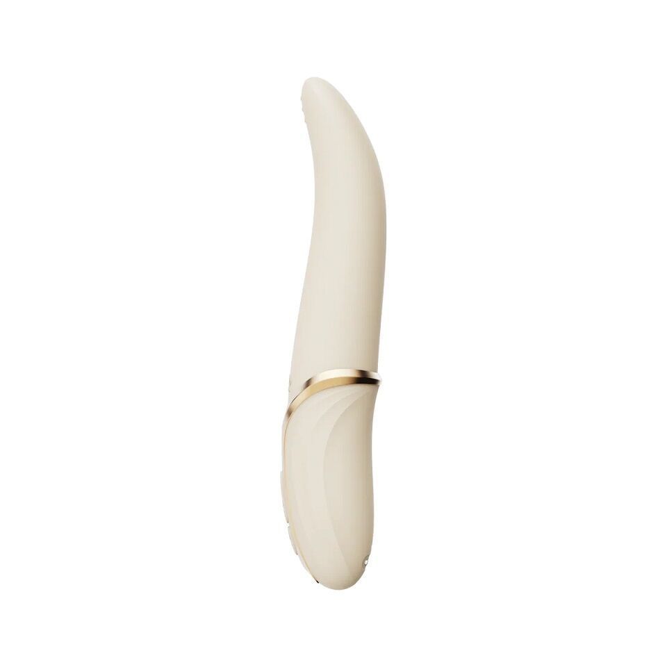 Вибратор Zalo &ndash; EVE Ivory White, вибрация + ротация, имитация язычка, подогрев до 39 &deg;C