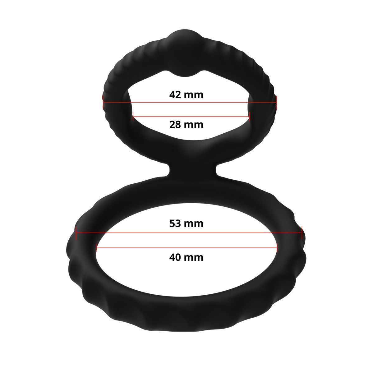Эрекционное кольцо Erospace Men's Play Silicone Cock Ring B8