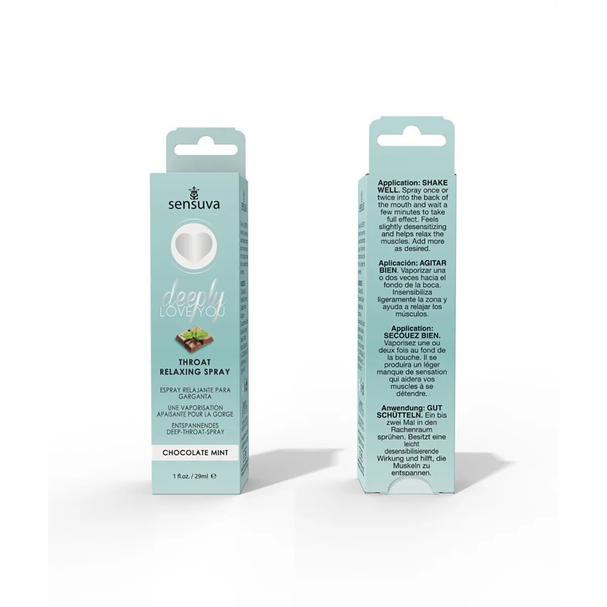 Спрей для глубокого минета Sensuva Deeply Love You Chocolate Mint (29 мл)