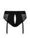 Мереживні труси для страпона з підв'язками для панчіх Strap-On-Me DIVA HARNESS - S