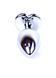 Анальная пробка Jewellery Silver Heart Plug Light Pink d 2,7 см